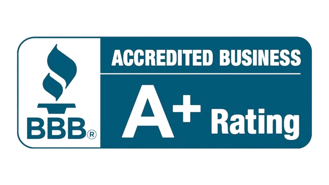 Better Business Bureau Accredited Business, A+ rating